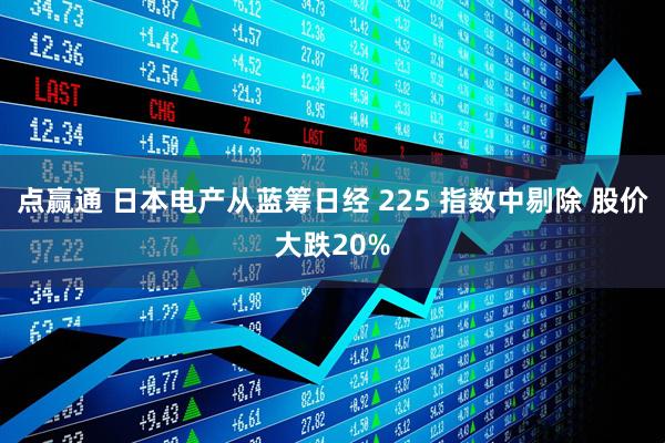 点赢通 日本电产从蓝筹日经 225 指数中剔除 股价大跌20%